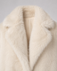 Jacket | Plush Faux Fur, Shawl Collar, Mid-Thigh Length 6