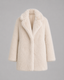 Jacket | Plush Faux Fur, Shawl Collar, Mid-Thigh Length 8