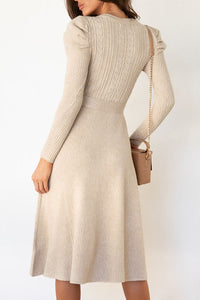 Jumper Dress | Cable Knit Detail, Tie Waist 1