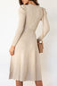 Jumper Dress | Cable Knit Detail, Tie Waist 1