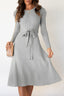 Jumper Dress | Cable Knit Detail, Tie Waist 6