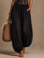 Jumpsuit | Lace Bodice, Halter Neckline, Flowing Trousers 4