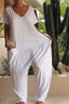 Jumpsuit | Loose Fit, Deep V-Neck, Functional Pockets 7
