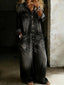 Jumpsuit | Wide-Leg, Button Front, Long Sleeves 2