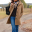 Women’s Single Breasted Wool Blend Coat