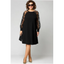 Lace Dress | Round Neckline, Long Slit Sleeves 1