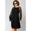 Lace Dress | Round Neckline, Long Slit Sleeves 3