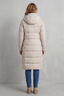 Women’s Longline Hooded Quilted Puffer Coat