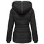 Women’s Fur Trim Hooded Quilted Winter Jacket
