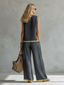 Linen Set | Loose Fit, Two-Tone Edging 8