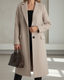 Long Coat | Classic Silhouette, Deep Side Pockets 1