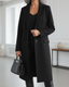 Long Coat | Classic Silhouette, Deep Side Pockets 3