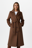 Long Coat | Double Breasted, Long Sleeve, Tailored Fit 6