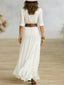 Long Dress | Long Sleeve, Belted Waist, Pleated Lapels 6