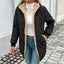 Long Puffer Coat | Quilted Design, Fleece-Lined Hood 1