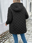 Long Puffer Coat | Quilted Design, Fleece-Lined Hood 4