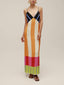 Long Sleeve Maxi Dress | Vibrant Multicolor Design, Flattering Silhouette 4