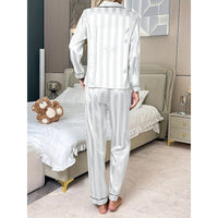 Lounge Set | Long Sleeve Button Front, Relaxed Fit 1