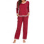 Lounge Set | V-Neck Top, Elastic Waist Trousers 0