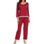 Lounge Set | V-Neck Top, Elastic Waist Trousers 4