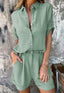 Loungewear Set | Oversized Blouse, High-Waisted Shorts 6