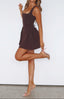 Women's Chic Square Neck Mini Dress