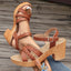 Women's Braided Block Heel Sandals