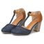 Mary Jane Heels | Block Heel, T-Strap Closure 3