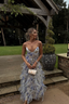 Maxi Dress | Deep V-Neckline, Ruffled Skirt 5