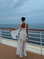 Maxi Dress | High Neckline, High Slit Design 1