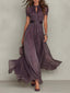 Maxi Dress | Keyhole Neckline, Lace Accents 0