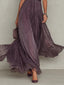 Maxi Dress | Keyhole Neckline, Lace Accents 4
