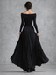 Maxi Dress | Long Sleeve, Draped Waist Design 2