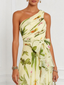 Maxi Dress | One Shoulder Neckline, Ruffle Detail 2
