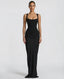 Maxi Dress | Satin Corset Detail, Sleeveless Silhouette 4