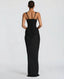 Maxi Dress | Satin Corset Detail, Sleeveless Silhouette 5