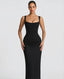 Maxi Dress | Satin Corset Detail, Sleeveless Silhouette 6