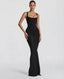 Maxi Dress | Satin Corset Detail, Sleeveless Silhouette 7