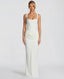 Maxi Dress | Satin Corset Detail, Sleeveless Silhouette 8