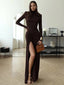 Maxi Dress | Sculpted Fit, Thigh-High Slit 6