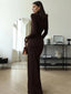 Maxi Dress | Sculpted Fit, Thigh-High Slit 8