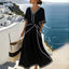 Maxi Dress | V-Neck, Draped Waist, Lightweight 4
