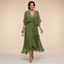 Maxi Dress | V-Neck, Fluid Silhouette 0