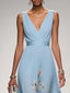 Maxi Dress | V-Neckline, Floral Pattern 1