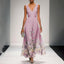 Maxi Dress | V-Neckline, Floral Pattern 2