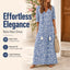 Maxi Dress | Vibrant Colors, Flowing Silhouette 1