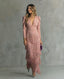 Midi Dress | Fringe Sleeves, Fluid Silhouette 2