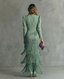 Midi Dress | Fringe Sleeves, Fluid Silhouette 6
