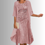 Midi Dress | Layered Design, Floral Print 4