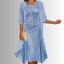 Midi Dress | Layered Design, Floral Print 5